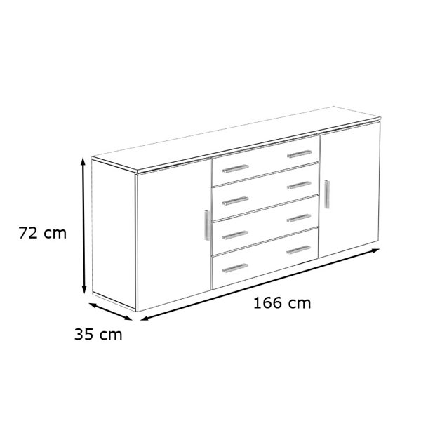 VladonMoebel Sideboard Faro & Bewertungen | Wayfair.de